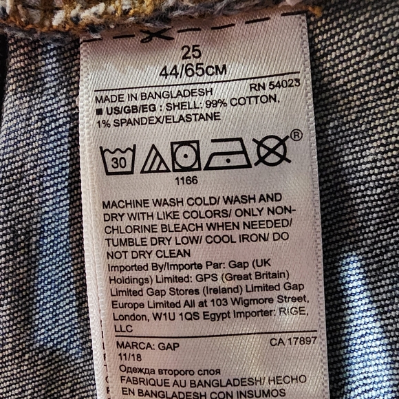 Gap Denim Cutoff Women Shorts - Picture 12 of 13